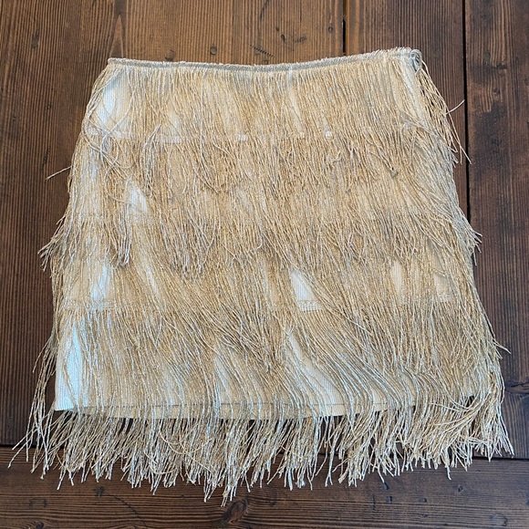 SOLD NWOT Flawless $199 Anine Bing Gold Fringe - Picture 5 of 6